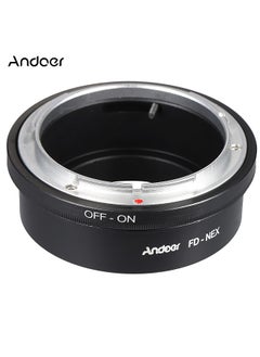 اشتري Andoer FD-NEX Adapter Ring Lens Mount for Canon FD Lens to Fit for Sony NEX E Mount Digital Camera Body في السعودية