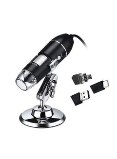 اشتري 3 In 1 USB Digital Microscope 1600X Magnification Camera في الامارات