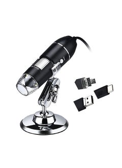 اشتري 3 In 1 USB Digital Microscope 1600X Magnification Camera في الامارات