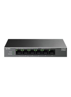 Buy TP-Link LS106LP 6-Port 10/100Mbps Desktop Switch with 4-Port PoE, 41 W PoE Budget, Up to 250 m PoE Transmission, PoE Auto Recovery, Plug and Play, Ideal for IP Surveillance & Network Security in UAE