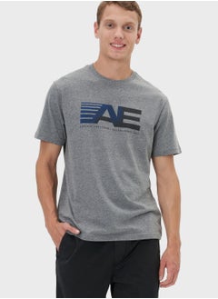 Buy Graphic Crew Neck T-Shirt in UAE