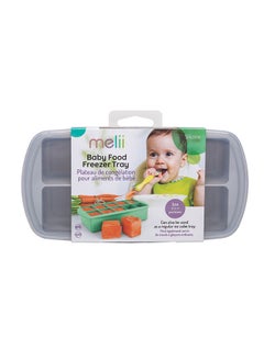 Buy Silicone Baby Food Freezer Tray With Lid - Grey in Saudi Arabia