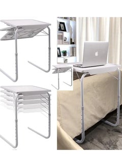 اشتري Foldable Portable Adjustable Tray Table Laptop Desk Table Bed Office Mate Tv Dinner في الامارات