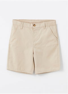 Buy Elastic Waist Gabardine Baby Boy Shorts in Egypt