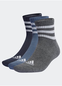 اشتري 3-Stripes Cushioned Sportswear Low-Cut Socks 3 Pairs في مصر