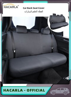Buy Waterproof Rear Bench Car Seat Cover Back Seat Cover For Cars Ideal Back Seat Protector For Kids Dogs Interior Covers For Auto Truck Van Suv Dark Grey in UAE