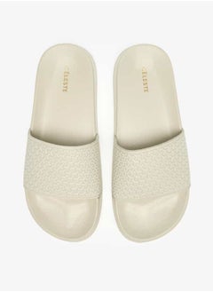 Buy Women's Textured Slides in Saudi Arabia