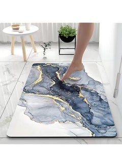 اشتري Bath Mat Rug, Innovative Bathroom Rug Mat, Super Absorbent Quick Dry Rubber Backed Dirt Resistant Bath Rugs Mats, for Bathroom Non Slip Bathroom Rug, Kitchen Comfort Floor Mats (05) في السعودية