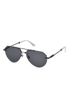 Buy Men's Aviator Shape  Metal Sunglasses SPLN42M59568Y - Lens Size: 59 Mm - Total Shiny Gun/W Variant in UAE