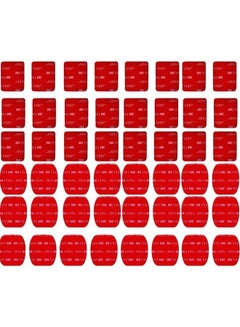 اشتري 48 قطعة لاصق أحمر لاصق مزدوج الجانب شريط لاصق أكشن مجموعات ملحقات كاميرا GoPro Hero في الامارات