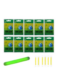 Buy Upgraded Fishing Green Light Sticks, Brighter Longer Lasting Fishing Glow Sticks Used on Float, Bobbers, Pole, Fishing Accessories in Saudi Arabia