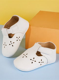 Buy Baby Leather Shoes-White in Saudi Arabia