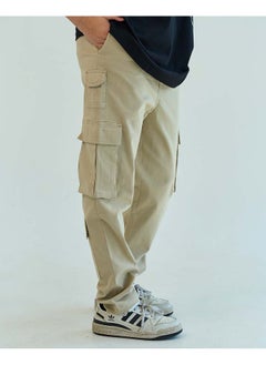 Buy basic-unisex-cargo-pants-beige-1 in Egypt