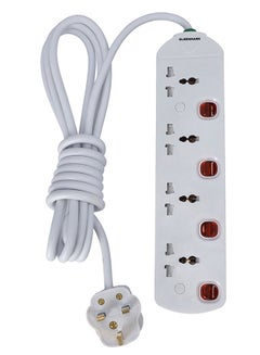 Buy Extension Socket, 4 Way - 3 M Power Extension Socket Cord OMES1811 in UAE