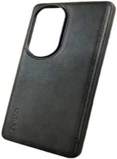 اشتري Leather Case For Reno10 Pro Plus, Black Color في مصر