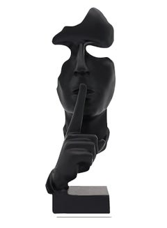 Buy aboxoo Thinker Statue, Silence is Gold Abstract Art Figurine, Modern Home Resin Sculptures Decorative Objects Piano Desktop Decor for Creative Room Home, Office Study Decor. in Egypt