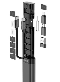 Buy Budi 9-in-1 Essential Travel Charging & Data Sync Cable Stick - Red in UAE