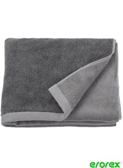 Buy Bath towel dark grey mélange 70x140 cm in Saudi Arabia