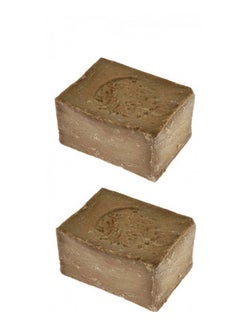 اشتري ALUS - صابون حلب الطبيعي مصنوع من زيت الزيتون البكر الممتاز وزيت الغار بنسبة 15% - قابل للتحلل الحيوي - لا يسبب الحساسية وحساس - 200 جرام متعدد الألوان 0.2497 كجم 2 قطعة في السعودية