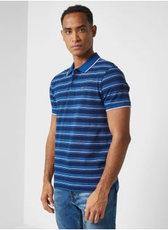 Buy Stripe Polo T-Shirt in UAE