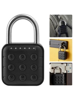 Buy Electronic Padlock Digital Classic Lock, 6 Digit Combination Password Lock for Gate Door, Warehouse, Shop, Business, Tool Box, School, Gym, Bicycle, Cabinet in UAE