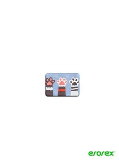 اشتري Floor Carpets Cartoon Cat Claw Soft Household Bath Mat Bathroom Bedroom Carpet Absorbent Door Mat Multi Color في السعودية