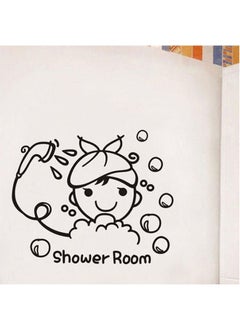 اشتري DIY Removable Wall Stickers For Shower Room Home Decor - I love taking a bath في مصر