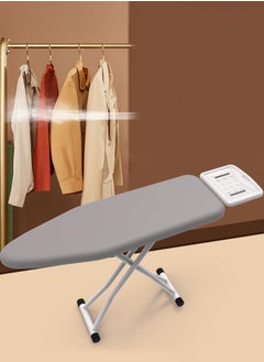 اشتري Foldable Large Ironing Board with Aluminised Ironing Surface and iron stand في الامارات