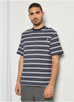 Buy Striped Pocket T-Shirt in UAE