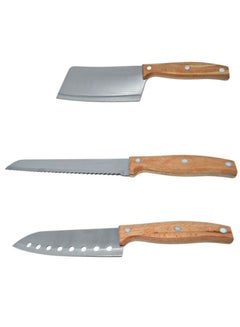Buy 3-Piece Kitchen Knife Set in Saudi Arabia
