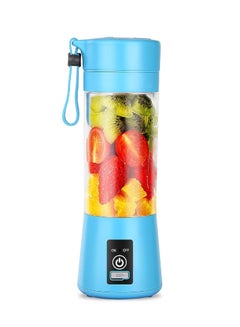Buy Portable Fruit Juicer, Personal Blender, USB Rechargeable, Mini Smoothie Maker, 380ml in UAE