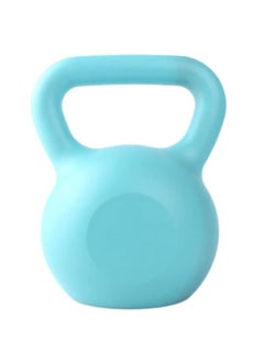 اشتري Kettlebell For Men & Women Vinyl Coated Cast Iron Kettlebell Excercise Fitness Kettlebell For Home & Gym Strength Workout (15Lbs Light Blue) في الامارات