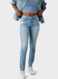 Buy Ripped Skinny Fit Jeans in UAE