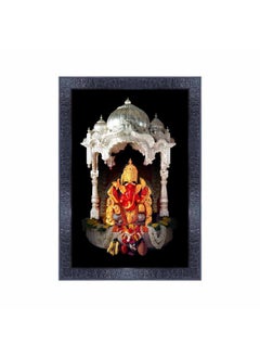 اشتري إطارات صور خشبية دينية Shree Siddhivinayak Ganapati مومباي مع ورقة أكريليك (زجاج) للعبادة/بوجا 90113 (10 * 14 بوصة، متعددة الألوان، صناعية) في السعودية