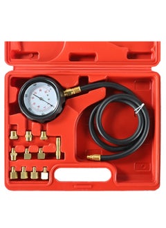 Buy Oil Pressure Tester Kit and Engine Compression Transmission Fluid Diagnostic Tester Tool Kit, Automotive 500 PSI (35 Bar) Gauge with Hose and Adapters in UAE