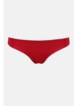 اشتري Women Plain Bikini Bottom, Red في السعودية