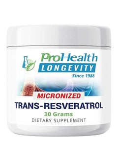 Buy Prohealth Micronized Trans-Resveratrol Powder, 30 Grams in UAE