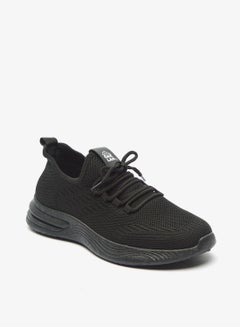 Buy Textured Lace Up Mens' Sports Shoes in UAE
