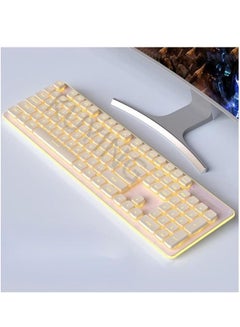 Buy L1 Mechanical Feel Wireless Silent Film Keyboard Games Office Laptop Luminous Silent Keyboard in Saudi Arabia