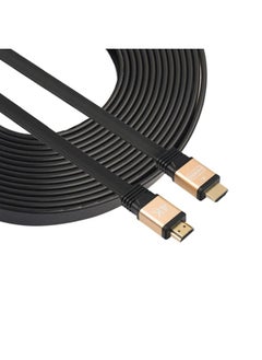 اشتري 3m HDMI 2.0 (4K)  30AWG High Speed 18Gbps Gold Plated Connectors HDMI Male to HDMI Male Flat Cable(Gold) في الامارات