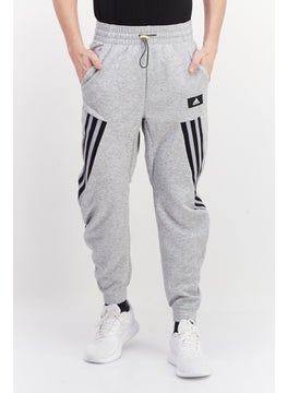 Buy Men Sport Fit Training Sweatpants, Grey/Black in UAE