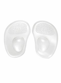 Buy 3 Pairs Forefoot Insole Silicone Transparent Drop-Shaped Feet Cushion Inserts Grips Shoe Pads for Women Loose Shoes and High Heels Anti-Slip Reusable in Saudi Arabia