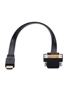 Buy DVI To HD Cable With 1080P Bi-Directional Switch Black in UAE