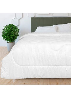 Buy Comfy Stripe King Size Duvet Cover 260x220 cm in UAE