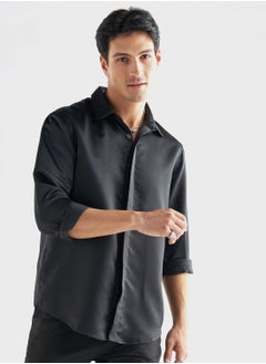 Buy Embroidered Regular Fit Shirt in UAE