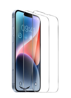 اشتري Pack of 2 Screen Protector for 14 Plus/13 Pro Max (6.7 inch) Premium HD Clear Tempered Glass Anti-Scratch Anti-Fingerprints Bubble-Free Ultra Resistant Compatible with Apple iPhone 14 Plus/13 Pro Max في الامارات