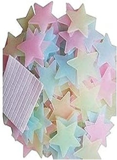 Buy 200pcs 3D Stars Glow in The Dark Luminous Fluorescent Wall Stickers for Kids Bedroom Children Ceiling Home Decor for Kids Room Wall Stickers in Egypt