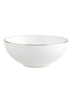 اشتري Handmade 2mm Platinum Rim Soup Bowl - Elegant 6" Fine Dining Bowl في الامارات