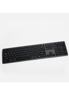 Buy Wireless Bluetooth Keyboard Mouse Combo for Office Three-mode charging model-single keyboard Gray in Saudi Arabia