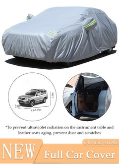 Buy Full Car Covers SUV Sunscreen UV Protection Indoor Outdoor Sunscreen Heat Protection DustWind/Water/Weatherproof Anti-Uv Scratch-Resistant Sedan Universal Suit 3XL in UAE